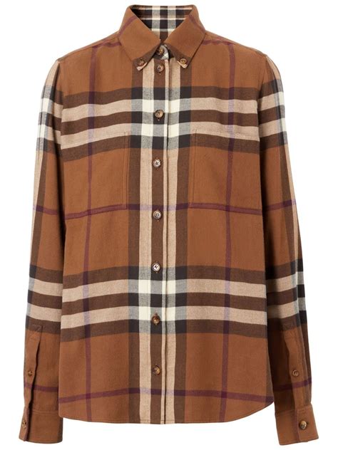 women burberry flannel|Burberry dress shirt men's.